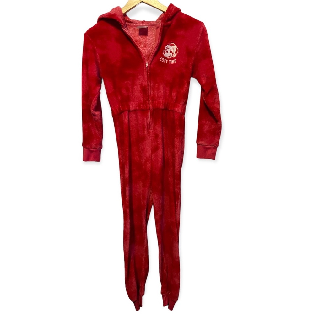 COPY - Gap Disney Onesie Girls Minnie Mouse Hooded Pajamas Size 10